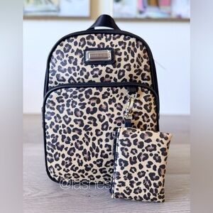 STEVE MADDEN Girl Bag Cheetah Leopard Print  Mini Backpack